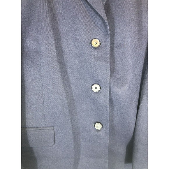 Pendleton Mens Blazer Sport Coat Jacket Two‎ Button Navy Blue Wool 18 Tall - Picture 8 of 12
